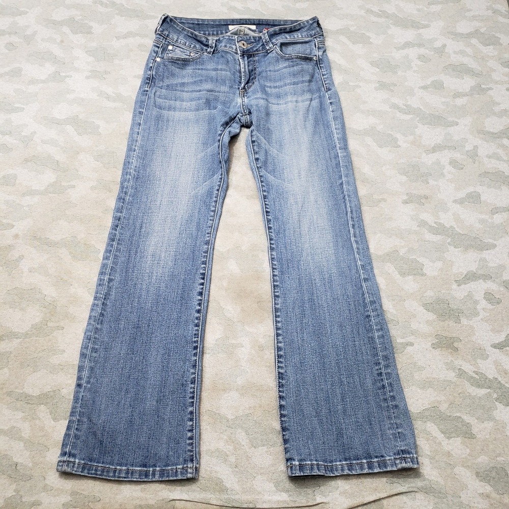Stetson Jeans Women 10 Blue Classic Bootcut Denim Medium Wash Western Rodeo